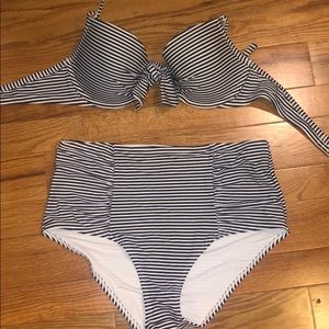 Aerie Bikini Set! Size 36C Top! Size L Bottoms!